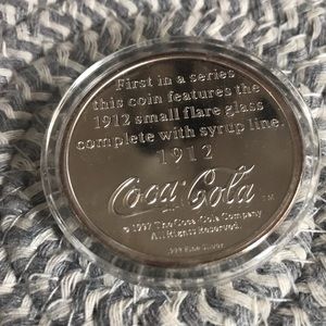 Coca-Cola 1oz.999 silver advertisement coin